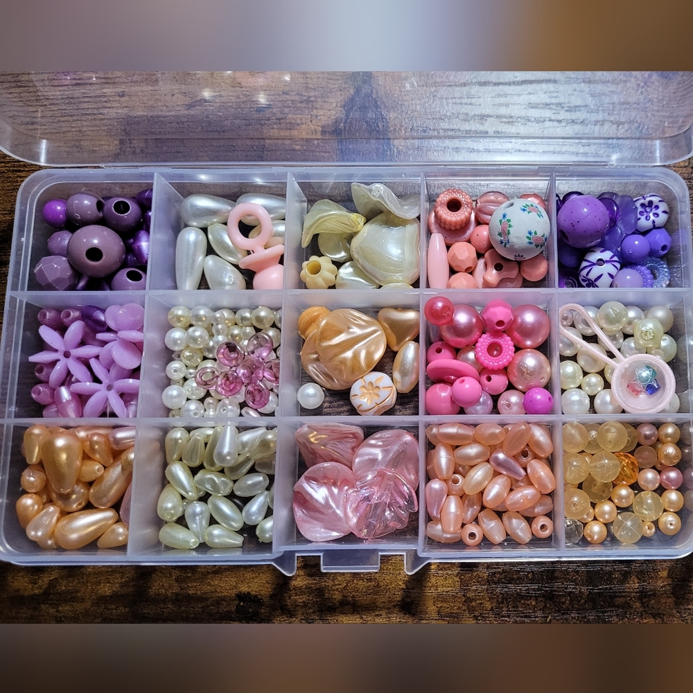 Multi-Color Bead Storage Organizer